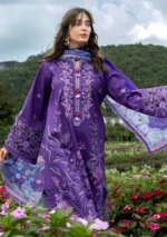 MS-2770 Lawn Unstitched Embroidered Shirt With Printed Monar Dupatta