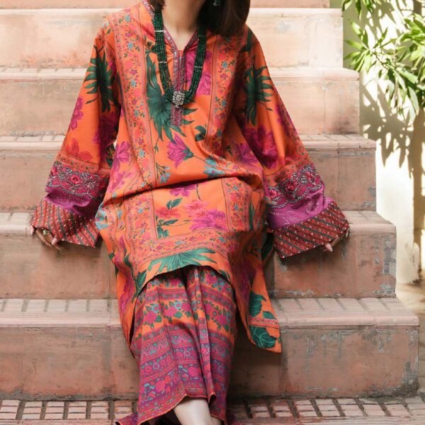 SP-506 2 Piece -Unstitched Digital Printed Lawn Suit