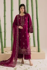 BT-2860 Lawn Unstitched Fully Embroidered With Embroidered Chiffon Dupatta