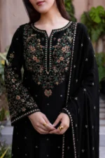 BT2800 HIGHLY RECOMMENDED Unstitched Fully Embroidered Lawn Suit With Embroidered Bamber Chiffon Dupatta